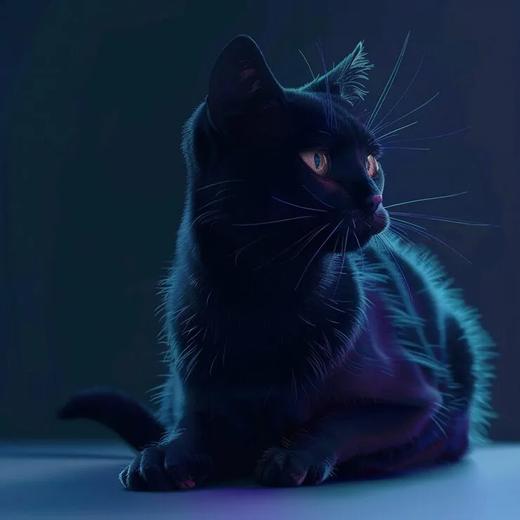 Black Cat Pfp animated