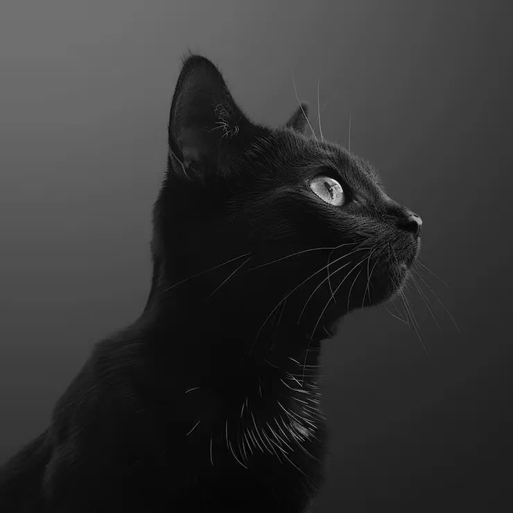 Black Cat Pfp meme