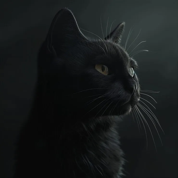 Black cat aesthetic pfp