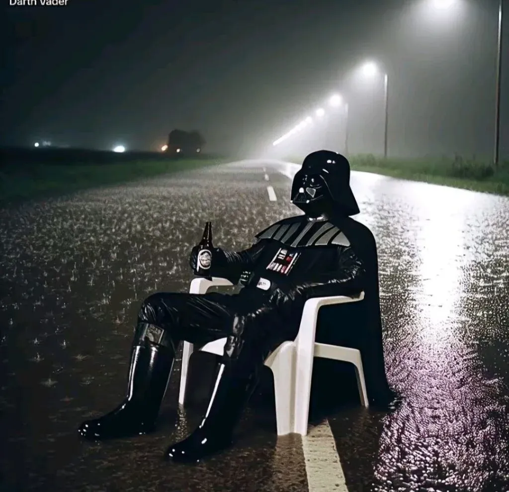 Comic darth vader pfp