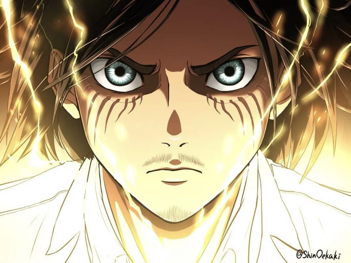 Eren Yeager Wallpaper 8K