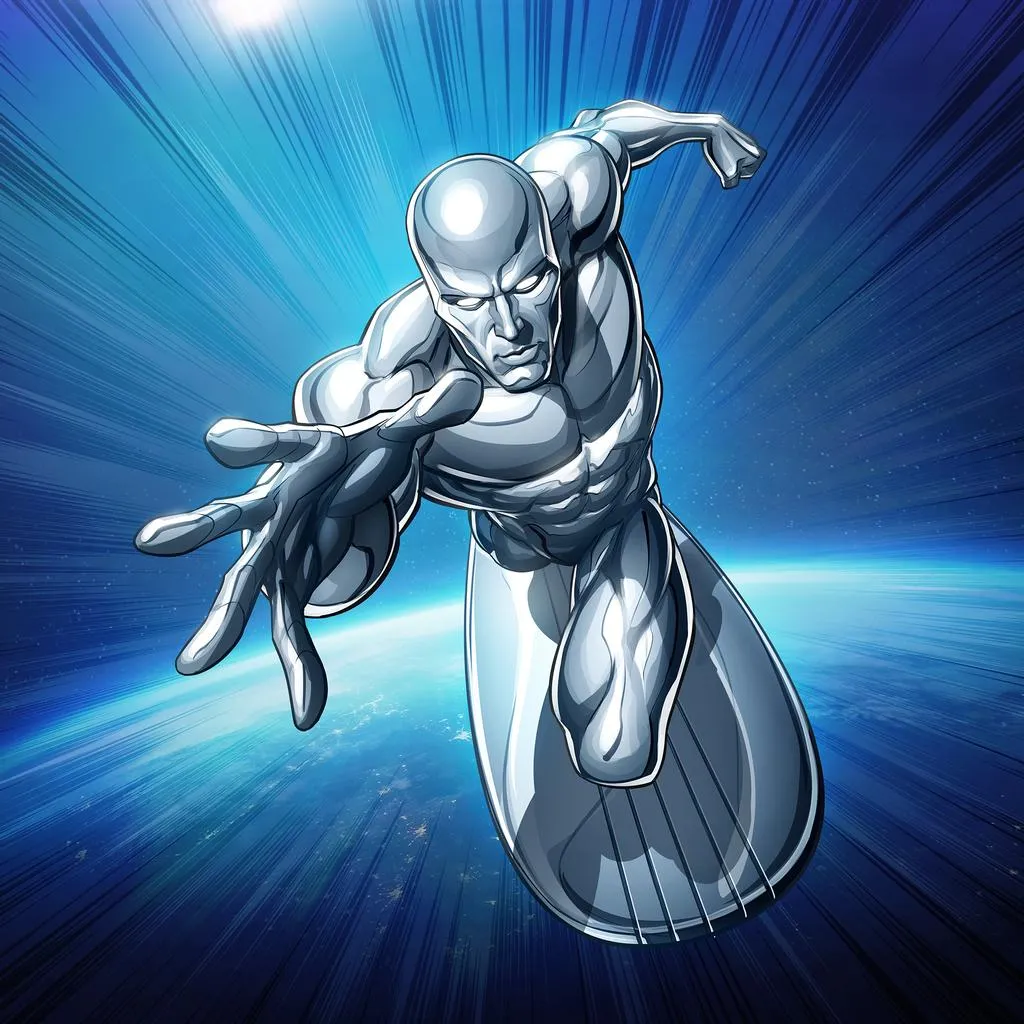Fat silver surfer pfp