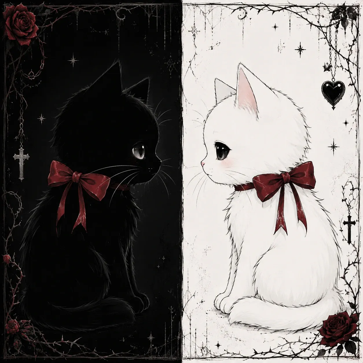 Matching cute emo pfp