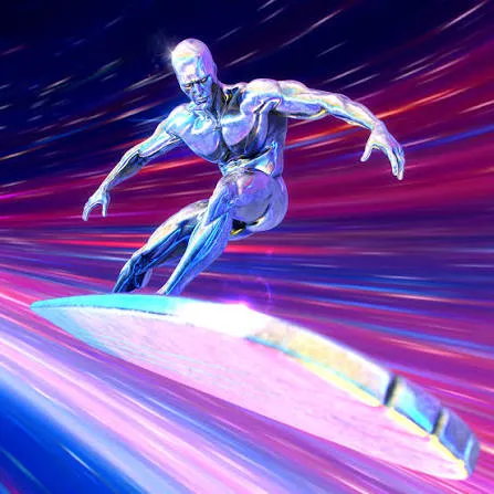 Pink silver surfer pfp