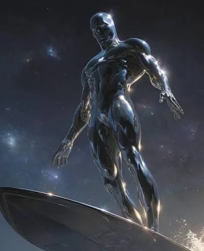 Purple silver surfer pfp