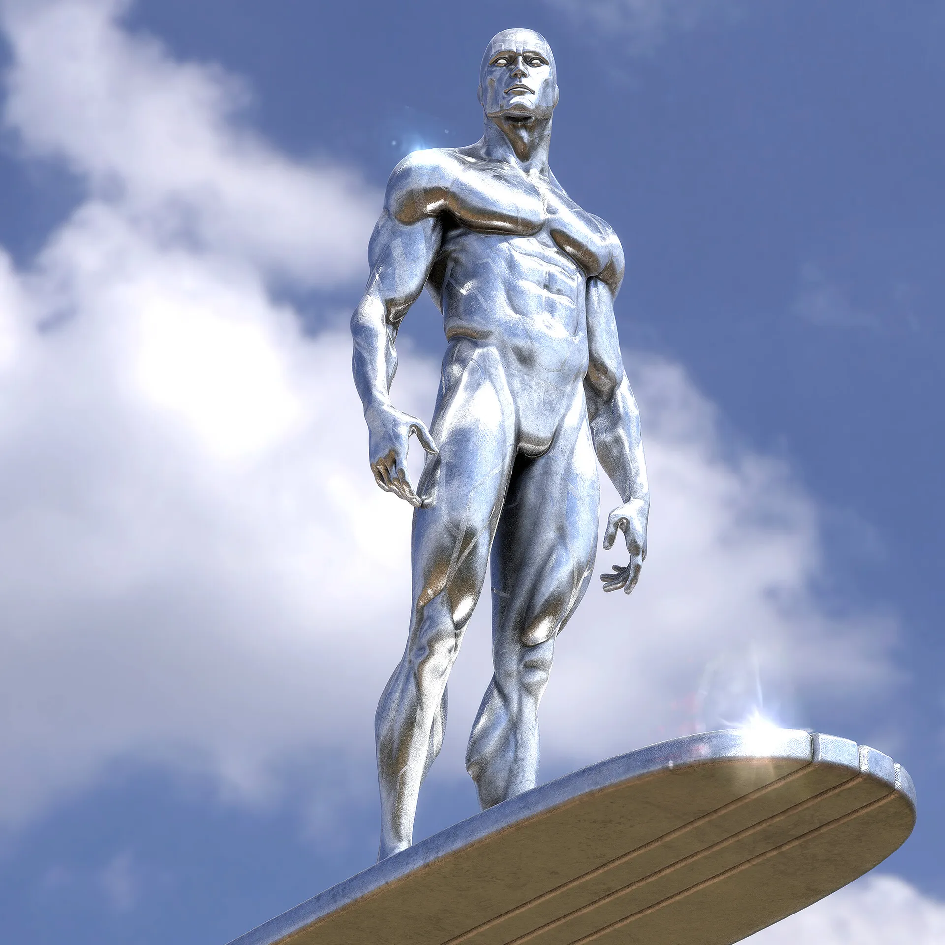 Silver surfer pfp fat