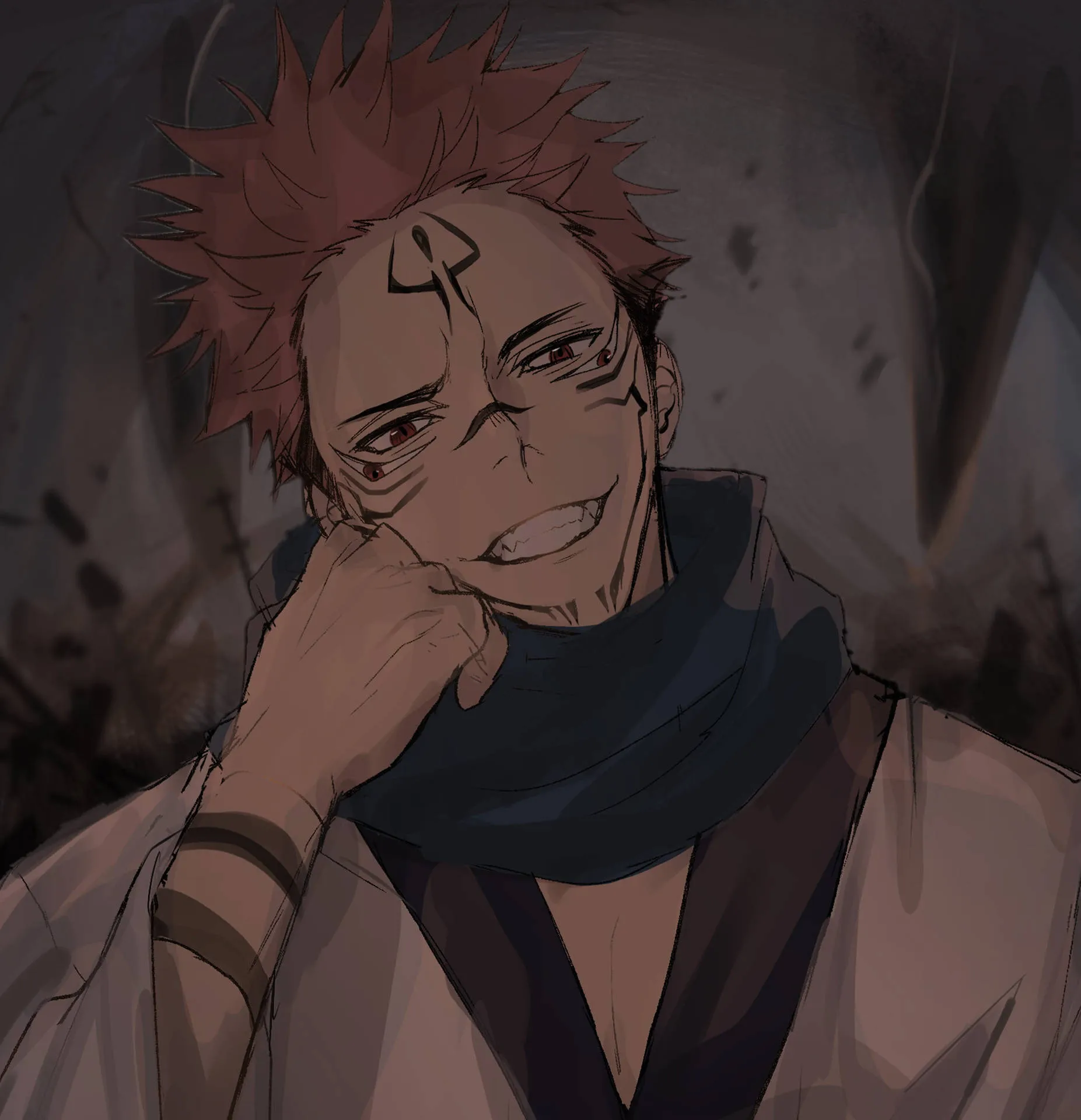Sukuna pfp aesthetic wallpaper