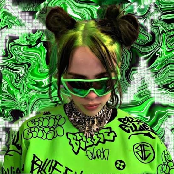 Billie eilish pfp green