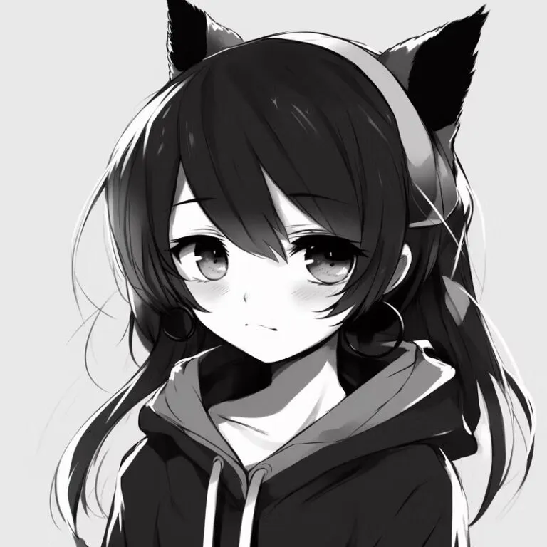 Black And White Pfp Girl